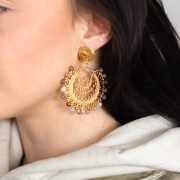 Perles rondes 2,5 mm pour la création de bijoux fantaisie - Doré x100