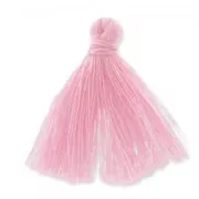 Pompon imitation coton 27-30 mm Rose  x1