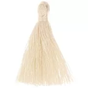 Pompon imitation coton 27-30 mm Crème x1