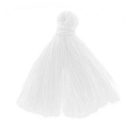 Pompon imitation coton 27-30 mm Blanc x1|raw }}