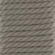 Cordon torsadé 2.5 mm Gris  x 2m