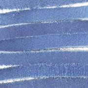 Lacet daim 5 mm bleu x 2 m