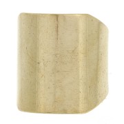 Bague large 21 mm - Laiton brut x1