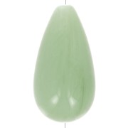 Perle poire en résine 26x14 mm - Lichen marbré x1|raw }}