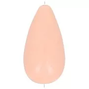 Perle poire en résine opaque 26x14 mm - Peach x1