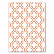 Rectangle de feutrine imprimé moroccan 1,5 mm 30,5x22,9 cm Corail x1