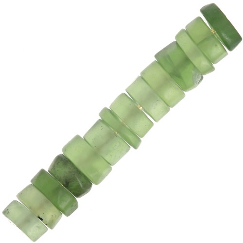 Perles Heishi rondelles en pierre gemme 4.5x2 mm - Aventurine x20