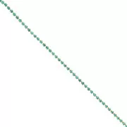 Chaîne en laiton strass en cristal taillé 2.10 mm - Doré -Blue Zircon x50cm