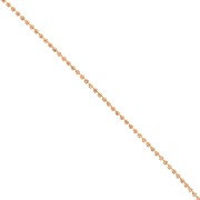 Chaîne en laiton strass en cristal taillé 2.10 mm - Doré - Abricot x50cm