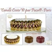 Perles en verre Samos® par Puca® 7x5 mm - Polynesian Olivine x10g