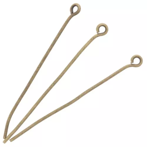 Clous tête ronde 38x0.80 mm - Bronze x 25