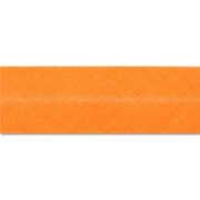 Biais en polycoton 20 mm Orange x 1m