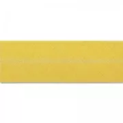 Biais en polycoton 20 mm Jaune x 1m