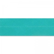 Biais en polycoton 20 mm Turquoise x 1m|raw }}
