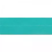 Biais en polycoton 20 mm Turquoise x 1m