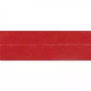 Biais en polycoton 20 mm Rouge x 1m