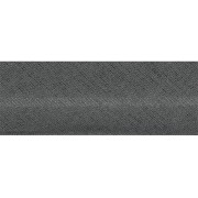 Biais en polycoton 20 mm Gris Foncé x 1m