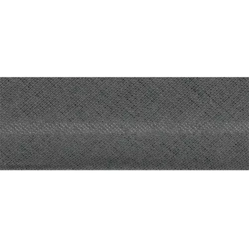Biais en polycoton 20 mm Gris Foncé x 1m