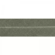 Biais en polycoton 20 mm Gris Clair x 1m