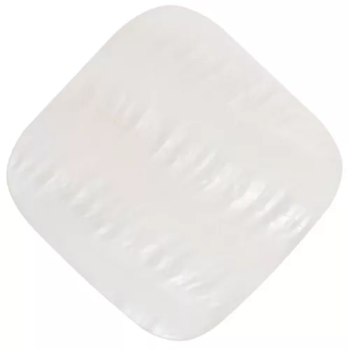 Cabochons losange en nacre 22x22 mm Naturel x2