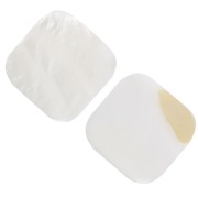 Cabochons losange en nacre 22x22 mm Naturel x2