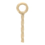 Attache pendentif pour perle semi percée - Gold filled (or laminé)  x1