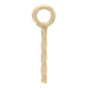 Attache pendentif pour perle semi percée - Gold filled (or laminé)  x1