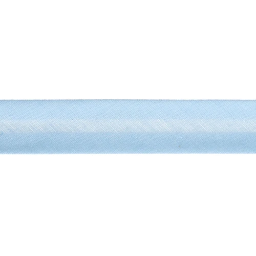 Biais en polycoton 20 mm Bleu Clair x 1m