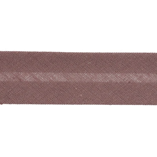 Biais en polycoton 20 mm Beige Foncé x 1m