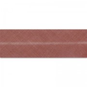 Biais en polycoton 20 mm Vieux Rose x 1m|raw }}