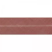 Biais en polycoton 20 mm Vieux Rose x 1m
