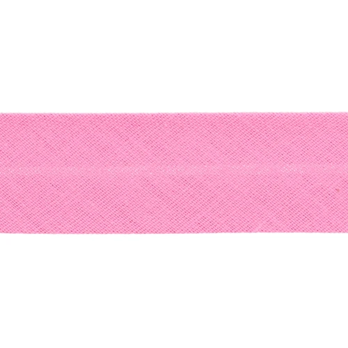 Biais en polycoton 20 mm Rose x 1m