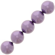 Perles nacrées PureCrystal 5810 6 mm - Crystal Light Amethyst Pearl x10|raw }}