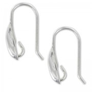 Crochets d'oreilles - Fabrication européenne - 19 mm en Argent 925 x2|raw }}