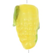 Perle maïs en verre 17x8.5 mm - Jaune x1