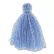 Pompon imitation coton 27-30 mm Light Sapphire x1