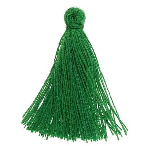 Pompon imitation coton 27-30 mm Vert x1