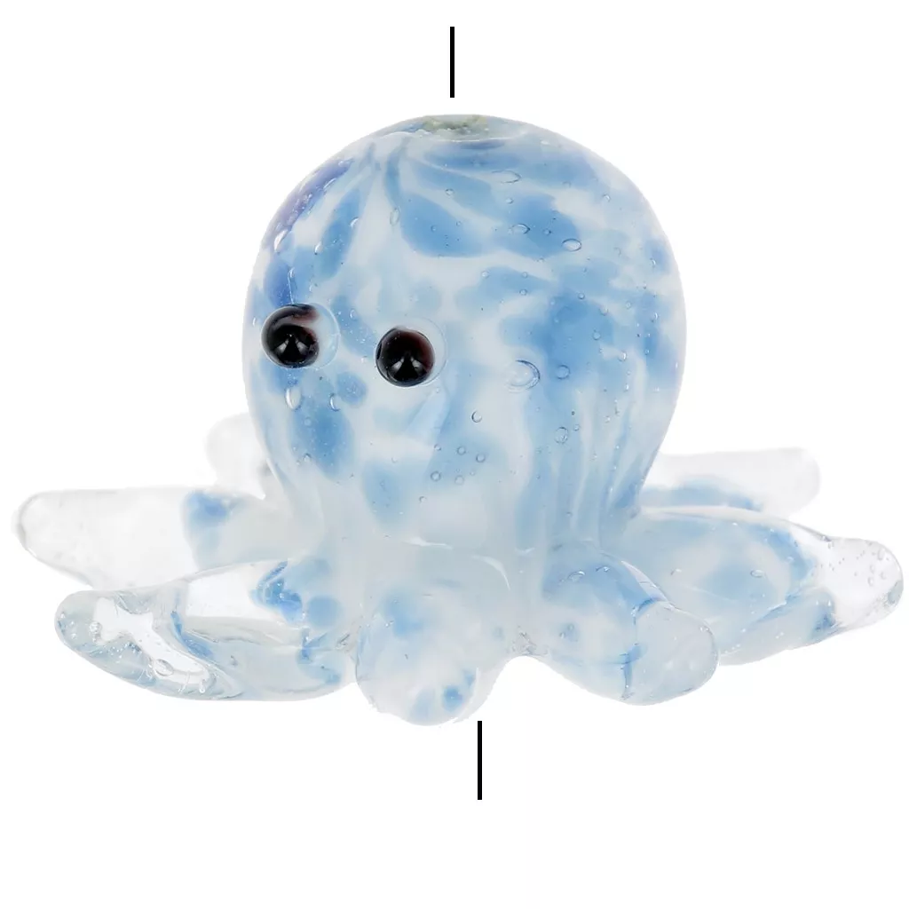MaRécréation 30 Billes Pépites en Verre à Collectionner, SKU pep bleu 14, Bleu, 14 mm
