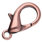 Fermoir mousqueton 18.5 mm - Cuivré vieilli x1