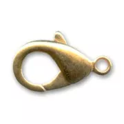 Fermoir mousqueton 19 mm doré x1