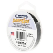 Fil nylon tressé Dandyline 0.13 mm - Noir x25m|raw }}