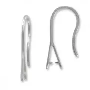Crochets d'oreilles attache pendentif 19 mm en Argent 925 x2