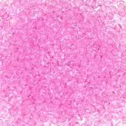 Perles rocailles Preciosa  11/0 2 mm - Solgel - Pink 2 Dyed crystal x20g