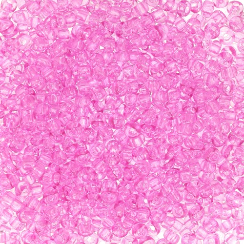 Perles rocailles Preciosa  11/0 2 mm - Solgel - Pink 2 Dyed crystal x20g