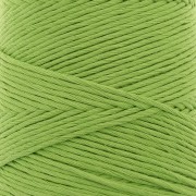 Bobine de cordon coton macramé Organic Cotton Détox XL peigné - Vert herbe x200 m