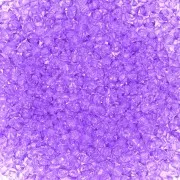 Perles rocailles Preciosa  11/0 2 mm - Solgel - Violet 2 Dyed crystal x20g