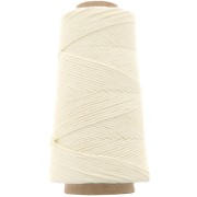 Bobine de cordon coton macramé Organic Cotton Détox XL peigné - Ecru x200 m