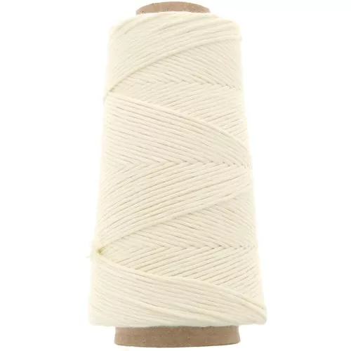 Bobine de cordon coton macramé Organic Cotton Détox XL peigné - Ecru x200 m