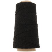 Bobine de cordon coton macramé Organic Cotton Détox XL peigné - Noir x200 m|raw }}