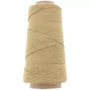 Bobine de cordon coton macramé Organic Cotton Détox XL peigné - Camel x200 m